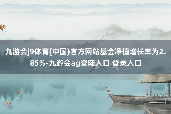 九游会j9体育(中国)官方网站基金净值增长率为2.85%-九游会ag登陆入口 登录入口