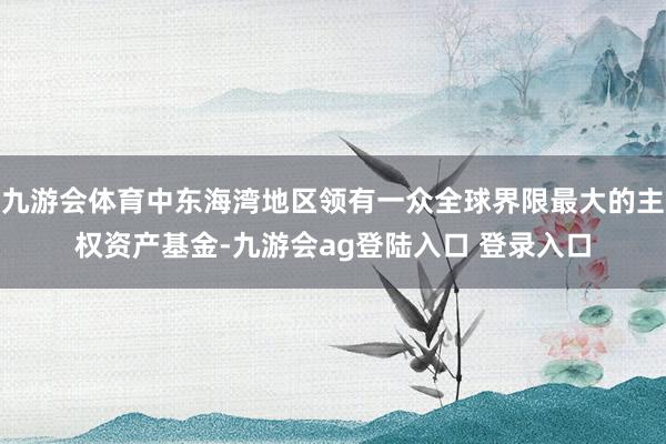 九游会体育中东海湾地区领有一众全球界限最大的主权资产基金-九游会ag登陆入口 登录入口