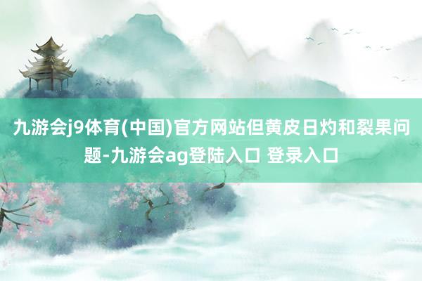 九游会j9体育(中国)官方网站但黄皮日灼和裂果问题-九游会ag登陆入口 登录入口