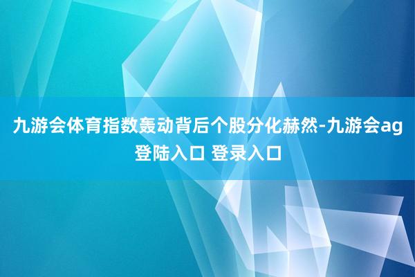 九游会体育指数轰动背后个股分化赫然-九游会ag登陆入口 登录入口