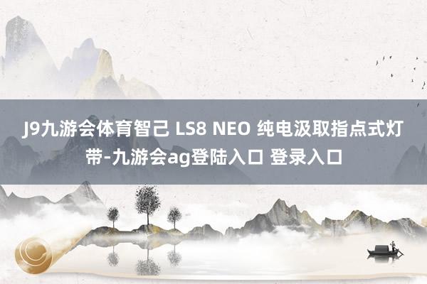J9九游会体育智己 LS8 NEO 纯电汲取指点式灯带-九游会ag登陆入口 登录入口